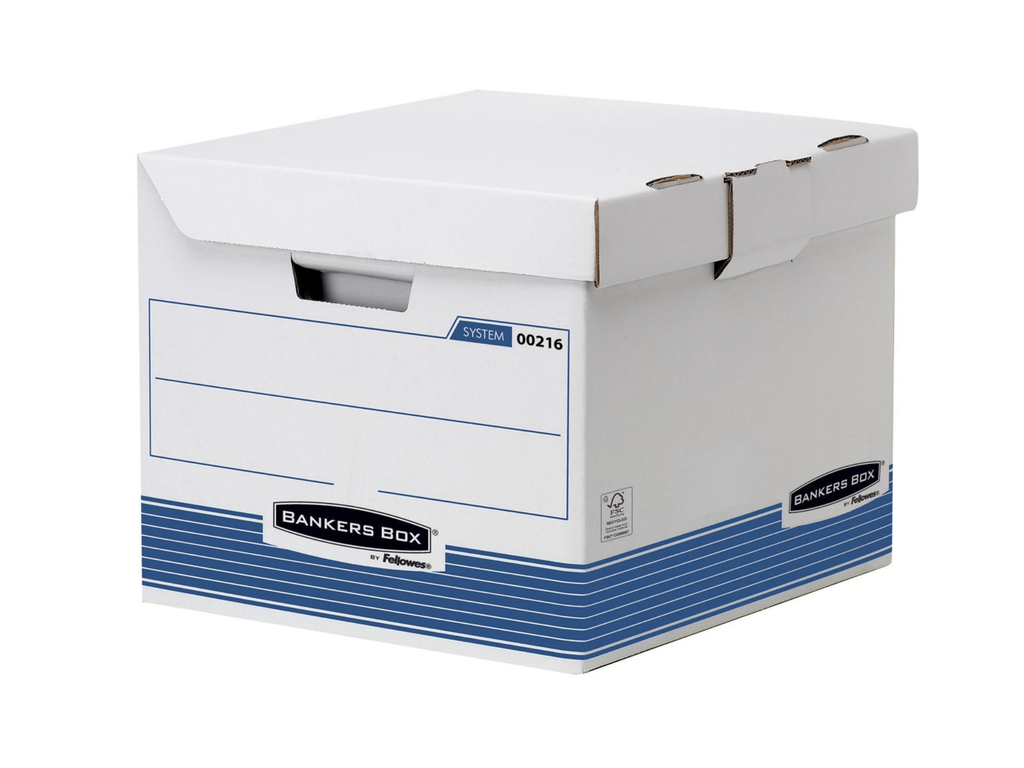 Archiefcontainer Fellowes Bankers Box 29,3x35x37cm blauw