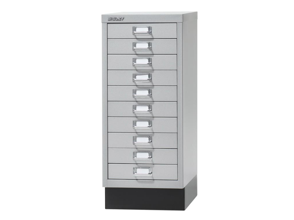 Ladenkast Bisley A4 10 laden grijs 