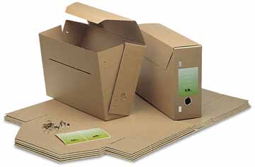 Gemeentearchiefdoos Jalema 260x370mm rug 115mm zonder jalemaclip bruin