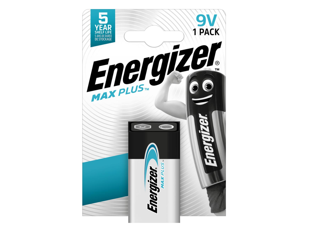 Batterij Energizer Max Plus 9V