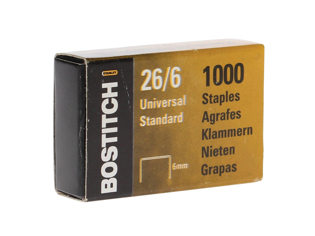 Nietjes Bostitch 26/6 verzinkt (100)