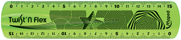 Meetlat plastic Maped twist'n flex 15cm assorti