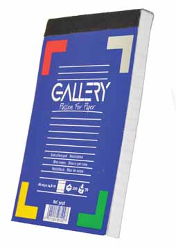 Schrijfblok Gallery 10,5x14,8cm A6 gelijnd 100vel