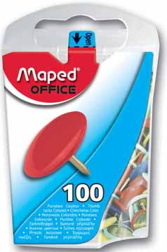 Punaises Maped 10mm assorti (100)