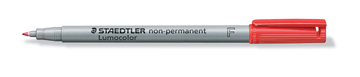 Non-permanent marker Staedtler Lumocolor OHP 316 ronde punt 0,6mm rood