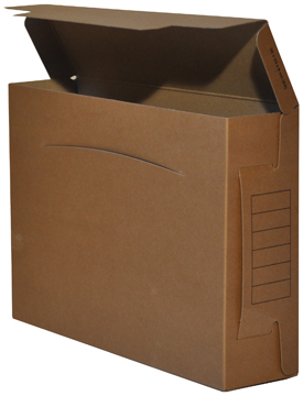 Archiefdoos Classex 230x320mm rug 80mm bruin