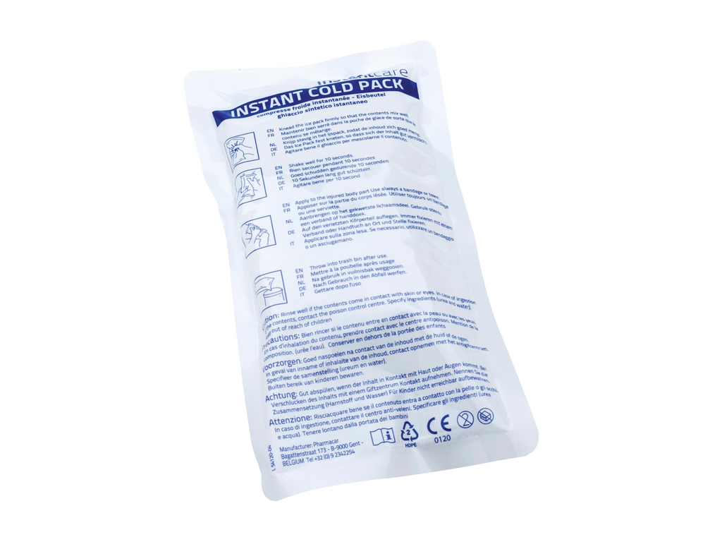Instant koud compres, eenmalig gebruik (ft 10x20cm)
