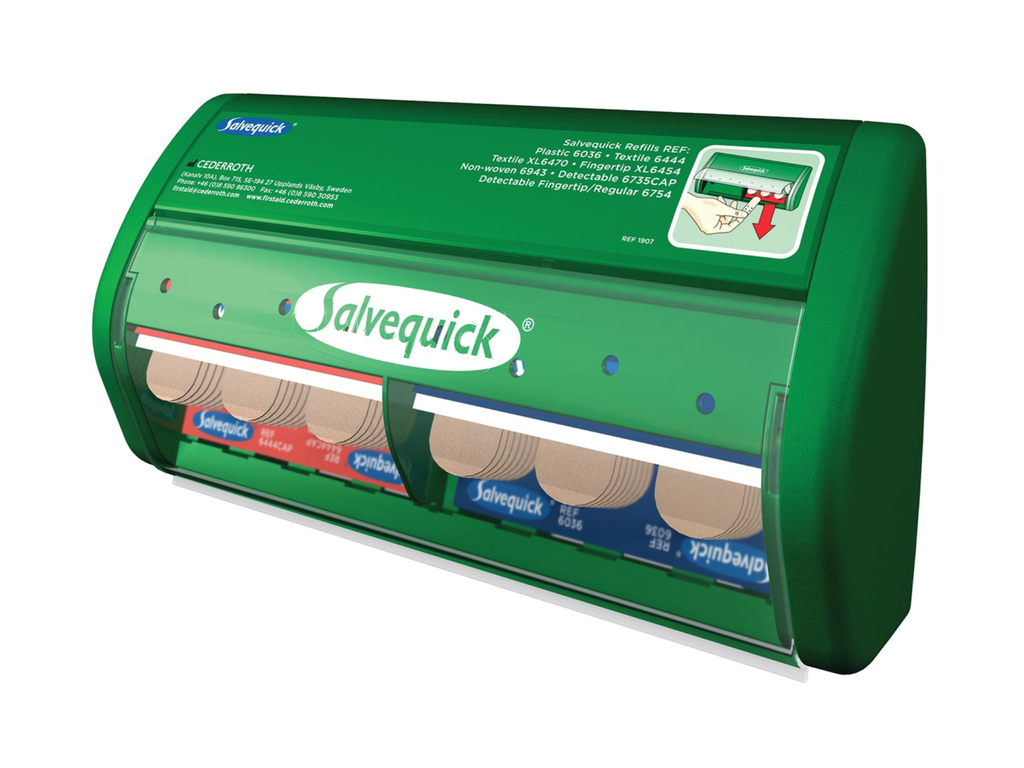 Pleisterautomaat Salvequick incl. pleisters