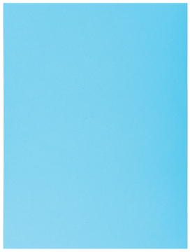 Dossiermap Exacompta Super 210 karton A4 210g met 1 klep licht blauw (50)