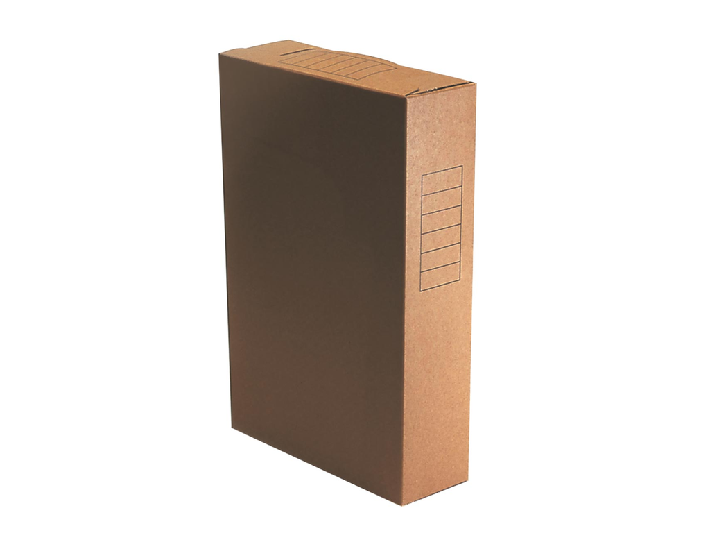 Archiefdoos Classex 230x350mm rug 80mm folio bruin