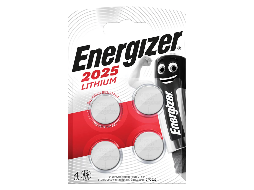 Batterij Energizer Lithium CR2025 (4)