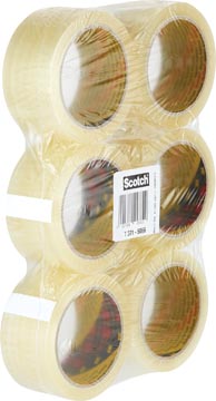 Verpakkingstape Scotch Classic 50mmx66m transparant (6)