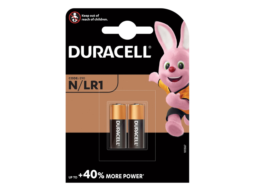 Batterij Duracell Security MN9100 N 1,5V (2)