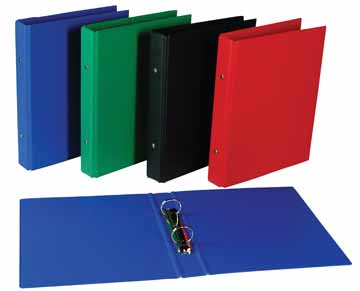 Ringmap Aurora PVC A5 2 O-ringen 25mm rug 40mm assorti