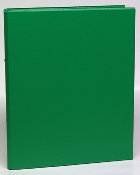 Ringmap Aurora PVC A5 2 O-ringen 25mm rug 40mm groen