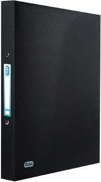 Ringmap Elba Urban PP A4 2 O-ringen 15mm rug 20mm zwart