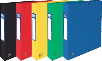 Elastobox Oxford Top File+ karton A4 rug 40mm 300vel assorti