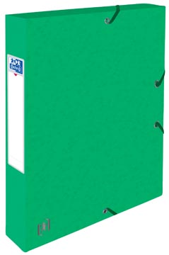 Elastobox Oxford Top File+ karton A4 rug 40mm 300vel groen