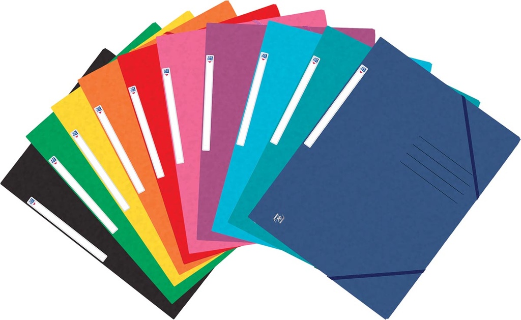 Elastomap Oxford Top File+ karton A4 200vel assorti