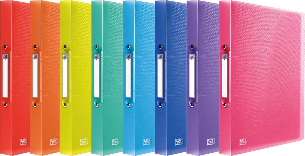 Ringmap Oxford Urban PP A4 2 O-ringen 15mm rug 20mm assorti