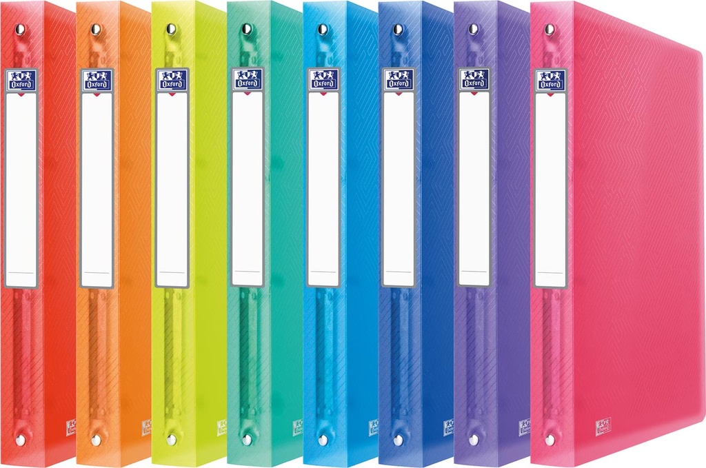 Ringmap Oxford Urban PP A4 4 O-ringen 30mm rug 40mm assorti