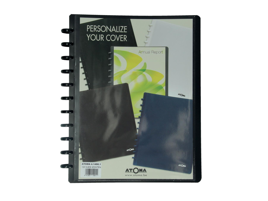 Personaliseerbaar showalbum Atoma PP A4 60 tassen assorti