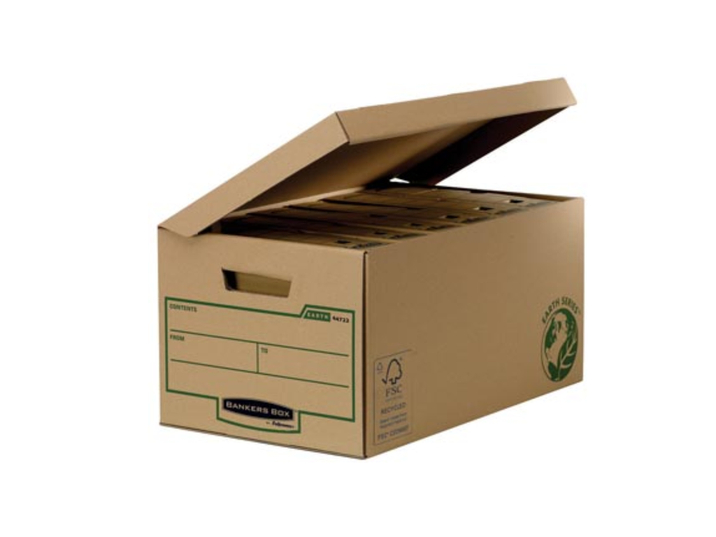 Containerdoos Fellowes bankers box earth series flip top 54,4x29x38cm bruin