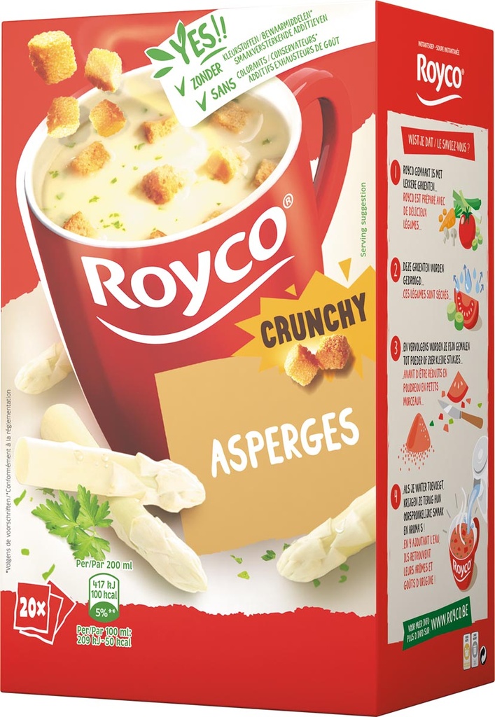 Minute soep Royco asperges/korstjes (20)