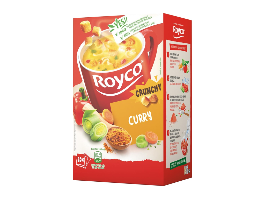 Minute soep Royco curry/korstjes (20)
