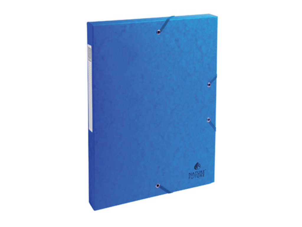Elastobox Exacompta karton A4 rug 25mm blauw