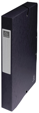 Elastobox Exacompta karton A4 rug 40mm zwart