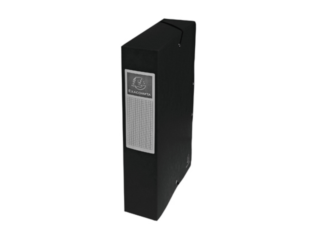Elastobox Exacompta karton A4 rug 60mm zwart