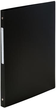 Ringmap Exacompta PP A4 4 O-ringen 15mm rug 20mm zwart