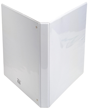 Panorama ringmap Exacompta PP A4 maxi 4 D-ringen 20mm rug 38mm 3 insteekvakken wit