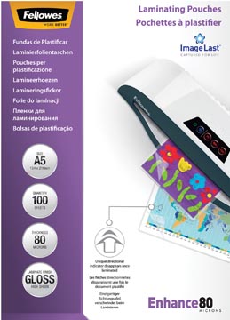 Lamineerhoes Fellowes ImageLast Enhance A5 2x80µ (100)