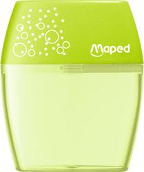 Potloodslijper met opvangbakje Maped shaker 2-gaats assorti
