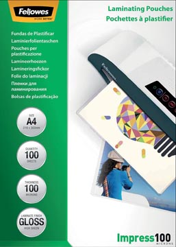 Lamineerhoes Fellowes Impress A4 2x100µ (100)