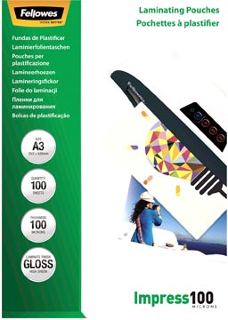 Lamineerhoes Fellowes Impress A3 2x100µ (100)
