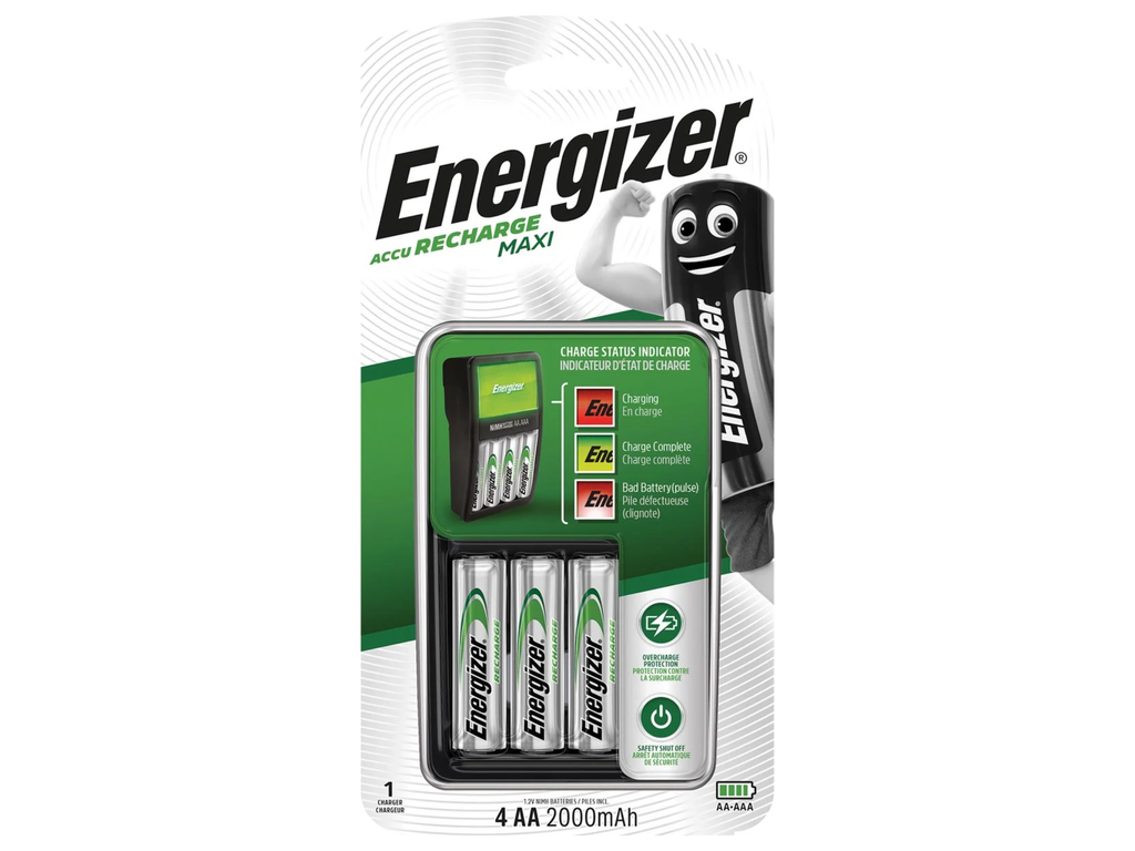 Batterijlader Energizer Maxi Charger incl 4x AA