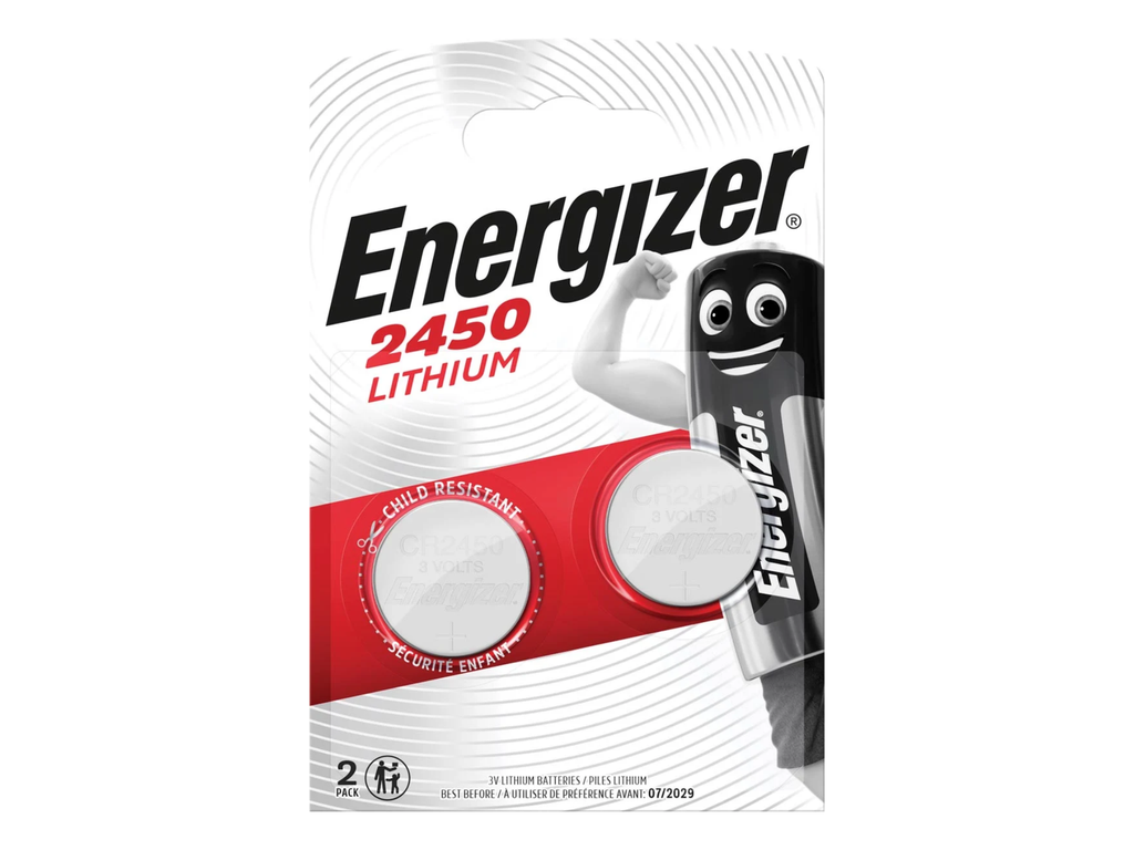 Knoopcelbatterij Energizer Lithium CR2450 3V (2)