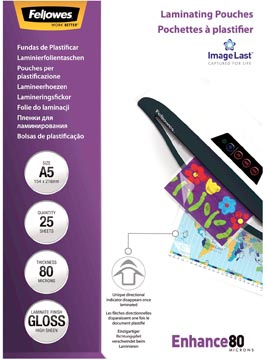 Lamineerhoes Fellowes ImageLast Enhance A5 2x80µ (25)
