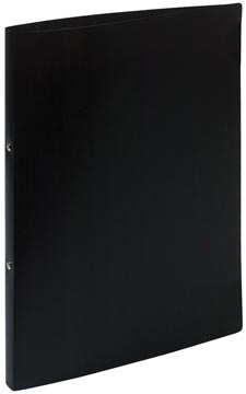 Ringmap Exacompta PP A4 2 O-ringen 15mm rug 20mm zwart