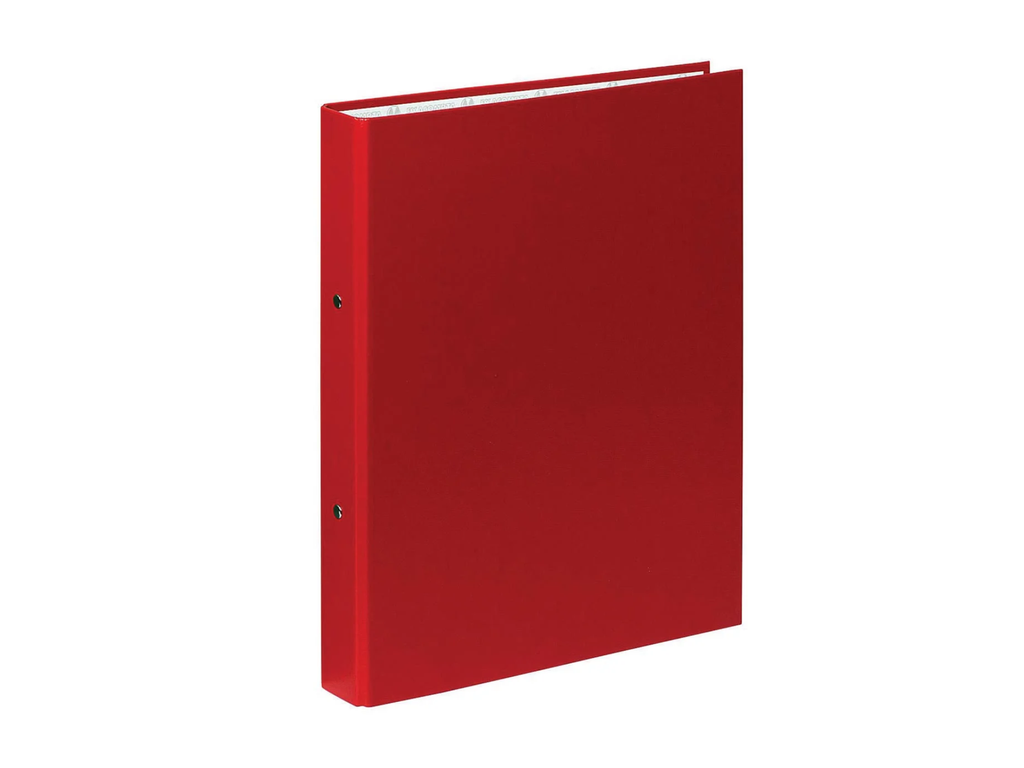 Ringmap Exacompta PP A4 2 O-ringen 30mm rug 40mm rood