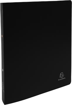 Ringmap Exacompta PP A4 maxi 2 O-ringen 30mm rug 40mm zwart