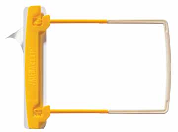 Archiefbinder Jalema clip stickup wit/geel (100)