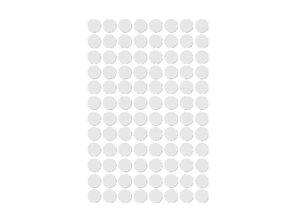Etiketten Apli Ø 8mm wit (480)