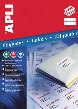 Etiketten Apli 12 etik/bl 70x67,7mm (100)