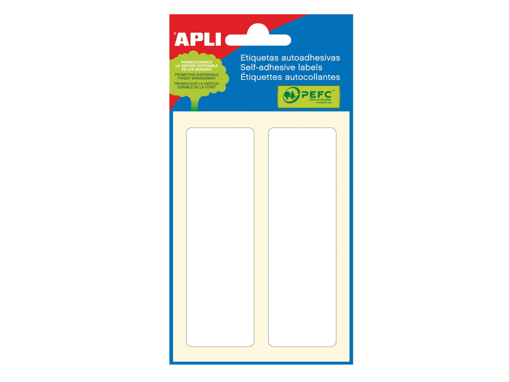 Etiketten Apli 31x100mm wit (12)