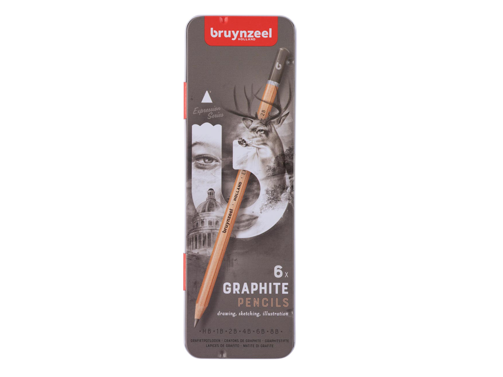 Grafietpotlood Bruynzeel Expression HB/1B/2B/4B/6B/8B (6)