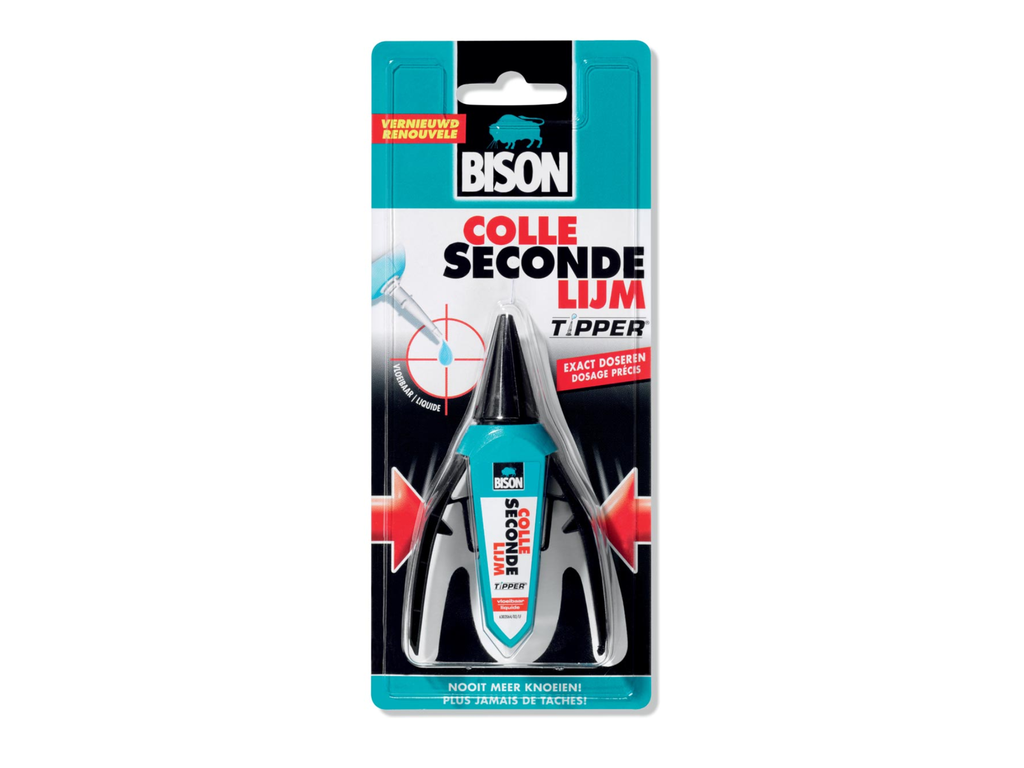 Secondelijm Bison Tipper 3g